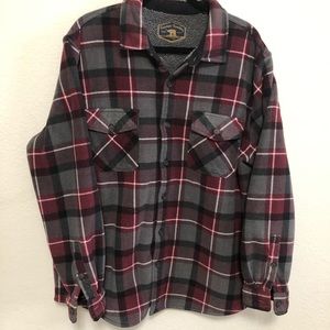 Men’s Fleece Lined Button Up